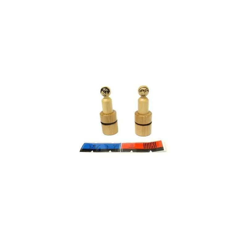 Lot de deux figurines football pour jeu Weykick