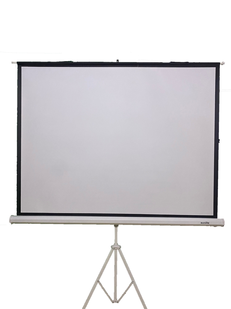 Écran de projection sur pied 