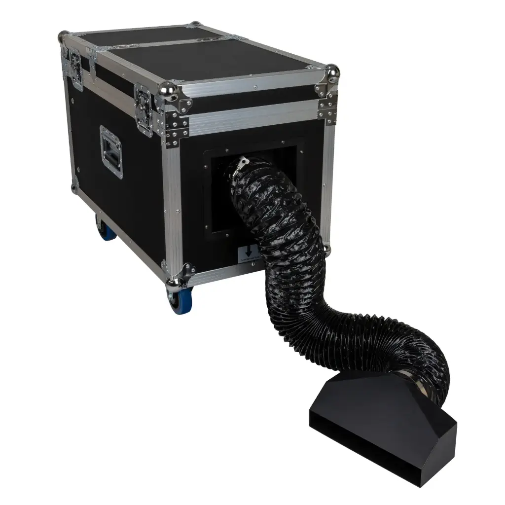 Machine à fumée lourde ultrasonique de 1500 W en flight case