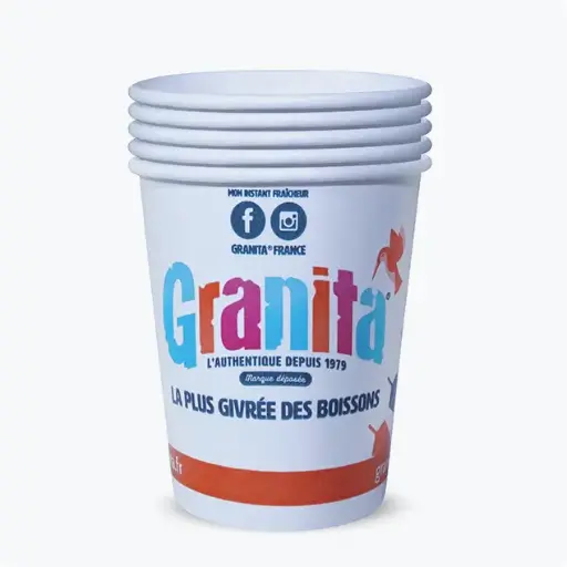 [V54FR120Zgranita] Gobelet Granita 33 cl ( Pack de 50 )