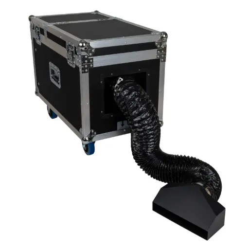 Machine à fumée lourde ultrasonique de 1500 W en flight case