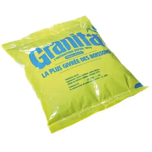 10kg Poudre Granita Tropical Blue 35 ou 25 cl ( Autres saveurs disponible uniquement sur commande 